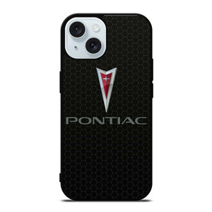 PONTIAC AUTOMOBILE LOGO METAL iPhone 15  Case Cover PONTIAC AUTOMOBILE LOGO METAL iPhone 15  Case Cover