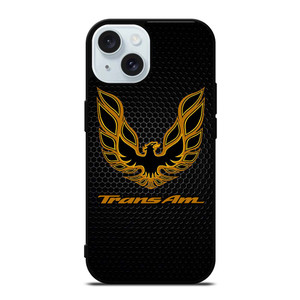 PONTIAC TRANS AM FIREBIRD METAL LOGO iPhone 15  Case Cover