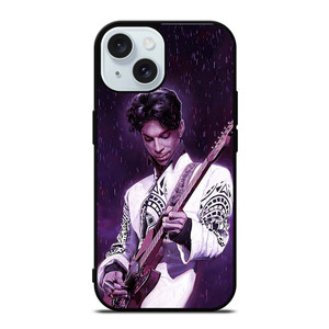 PRINCE PURPLE IN MEMORIAM GUITAR iPhone 15  Case Cover
