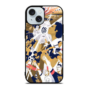 PUMAS UNAM MEXICO WALL iPhone 15  Case Cover PUMAS UNAM MEXICO WALL iPhone 15  Case Cover