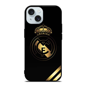 REAL MADRID FC NEW GOLD LOGO iPhone 15  Case Cover
