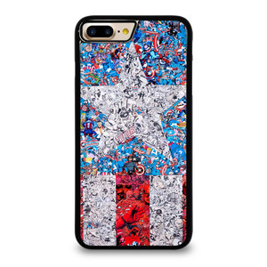 CAPTAIN AMERICA MARVEL COLLAGES iPhone 7 Plus Case