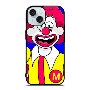 RONALD MCDONALDS MASCOT CARTOON iPhone 15 Case Cover RONALD MCDONALDS MASCOT CARTOON iPhone 15 Case Cover