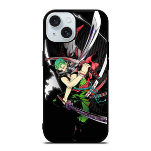 RORONOA ZORO ONE PIECE ANIME 3 iPhone 15  Case Cover