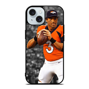 RUSSEL WILSON DENVER BRONCOS NFL iPhone 15 Case Cover RUSSEL WILSON DENVER BRONCOS NFL iPhone 15 Case Cover