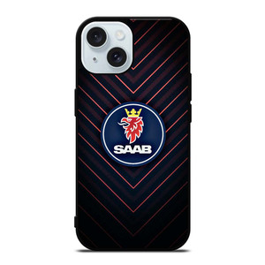 SAAB AUTOMOBILE LOGO iPhone 15 Case Cover SAAB AUTOMOBILE LOGO iPhone 15 Case Cover