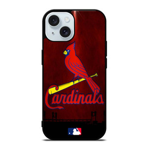 SAINT LOUIS CARDINALS MLB RED LOGO iPhone 15 Case Cover SAINT LOUIS CARDINALS MLB RED LOGO iPhone 15 Case Cover
