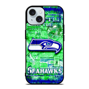 SEATTLE SEAHAWKS SKIN iPhone 15 Case Cover SEATTLE SEAHAWKS SKIN iPhone 15 Case Cover