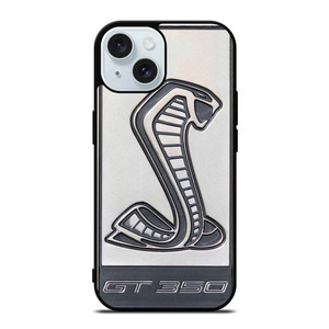 SHELBY GT350R SILVER EMBLEM SIGN iPhone 15  Case Cover