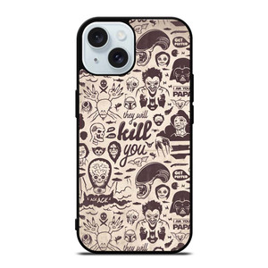 SLASHER PATTERN iPhone 15  Case Cover SLASHER PATTERN iPhone 15  Case Cover