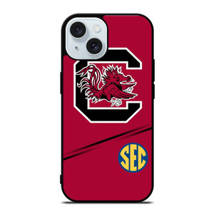 SOUTH CAROLINA GAMECOCKS NFL iPhone 15 Case Cover SOUTH CAROLINA GAMECOCKS NFL iPhone 15 Case Cover