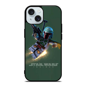 STAR WARS BOBA FETT LEGO iPhone 15 Case Cover STAR WARS BOBA FETT LEGO iPhone 15 Case Cover