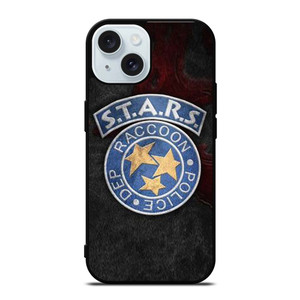 STARS RACCOON POLICE DEP BADGE iPhone 15 Case Cover STARS RACCOON POLICE DEP BADGE iPhone 15 Case Cover