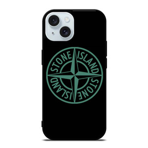 STONE ISLAND GREEN BADGE iPhone 15 Case Cover STONE ISLAND GREEN BADGE iPhone 15 Case Cover