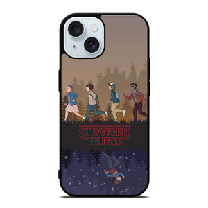 STRANGER THINGS CARTOON iPhone 15  Case Cover