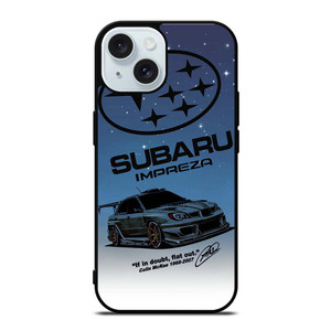 SUBARU IMPREZA COLIN MCRAE iPhone 15 Case Cover SUBARU IMPREZA COLIN MCRAE iPhone 15 Case Cover