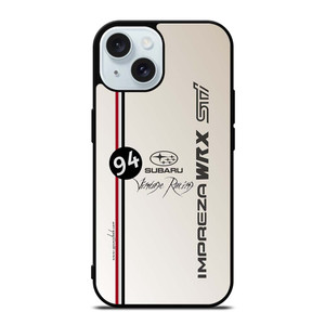 SUBARUWRX STI VINTAGE CAR iPhone 15 Case Cover SUBARUWRX STI VINTAGE CAR iPhone 15 Case Cover