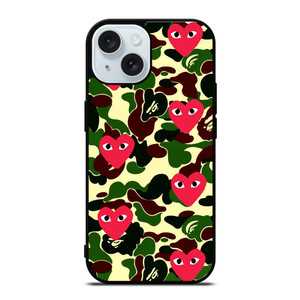 SUPREME BAPE COMME DES GARCONS iPhone 15 Case Cover SUPREME BAPE COMME DES GARCONS iPhone 15 Case Cover