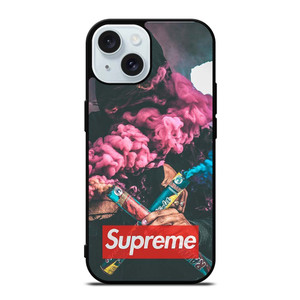 SUPREME DOPE SMOKE BOMB iPhone 15 Case Cover SUPREME DOPE SMOKE BOMB iPhone 15 Case Cover