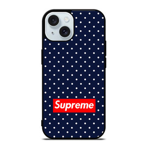SUPREME FLORAL POLKADOTS iPhone 15 Case Cover SUPREME FLORAL POLKADOTS iPhone 15 Case Cover