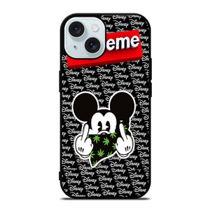 SUPREME MICKEY MOUSE 2 iPhone 15  Case Cover