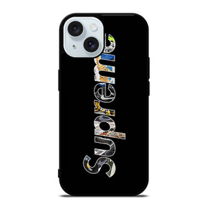 SUPREME NIKE SNEAKERS BLACK iPhone 15 Case Cover SUPREME NIKE SNEAKERS BLACK iPhone 15 Case Cover