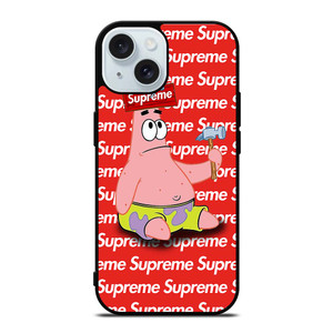 SUPREME PATRICK AND HAMMER iPhone 15 Case Cover SUPREME PATRICK AND HAMMER iPhone 15 Case Cover