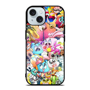 THE AMAZING WORLD OF GUMBALL COLLAGE iPhone 15 Case Cover THE AMAZING WORLD OF GUMBALL COLLAGE iPhone 15 Case Cover