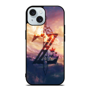 THE LEGEND OF ZELDA BREATH OF THE WILD SYMBOL 2 iPhone 15 Case Cover THE LEGEND OF ZELDA BREATH OF THE WILD SYMBOL 2 iPhone 15 Case Cover