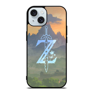 THE LEGEND OF ZELDA BREATH OF THE WILD SYMBOL iPhone 15 Case Cover THE LEGEND OF ZELDA BREATH OF THE WILD SYMBOL iPhone 15 Case Cover
