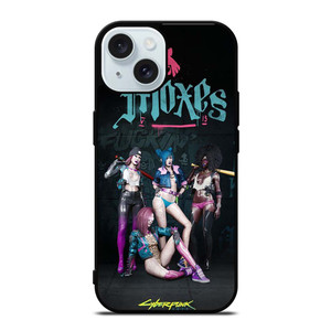 THE MOXES CYBERPUNK 2077 GAMES iPhone 15 Case Cover THE MOXES CYBERPUNK 2077 GAMES iPhone 15 Case Cover