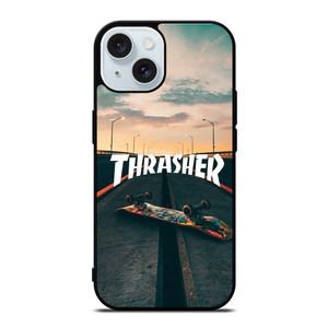 THRASHER LOGO SKATEBOARD MAGAZINE iPhone 15 Case Cover THRASHER LOGO SKATEBOARD MAGAZINE iPhone 15 Case Cover