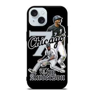 TIM ANDERSON CHICAGO WHITE SOX MLB iPhone 15 Case Cover TIM ANDERSON CHICAGO WHITE SOX MLB iPhone 15 Case Cover