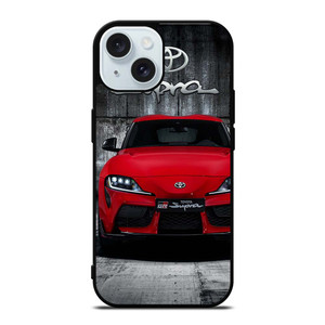 TOYOTA SUPRA RED CAR iPhone 15  Case Cover