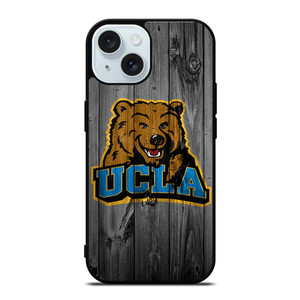 UCLA BRUINS FOOTBALL WOODEN LOGO iPhone 15 Case Cover UCLA BRUINS FOOTBALL WOODEN LOGO iPhone 15 Case Cover