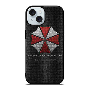 UMBRELLA CORPORATION CRACKED LOGO iPhone 15 Case Cover UMBRELLA CORPORATION CRACKED LOGO iPhone 15 Case Cover