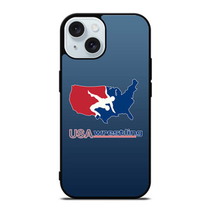 USA WRESTLING SYMBOL iPhone 15  Case Cover USA WRESTLING SYMBOL iPhone 15  Case Cover