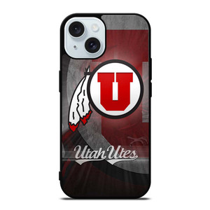 UTAH UTES FOOTBALL LOGO iPhone 15 Case Cover UTAH UTES FOOTBALL LOGO iPhone 15 Case Cover