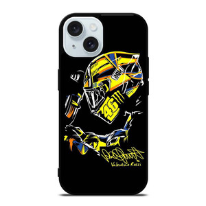 VALENTINO ROSSI 46 SIGNATURE iPhone 15 Case Cover VALENTINO ROSSI 46 SIGNATURE iPhone 15 Case Cover