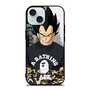 VEGETA CAMO BAPE SUPREME iPhone 15 Case Cover VEGETA CAMO BAPE SUPREME iPhone 15 Case Cover