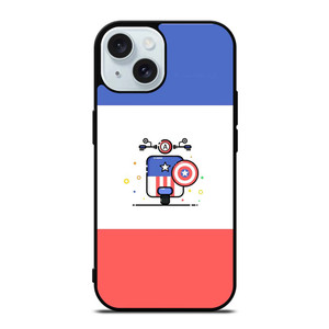 VESPA CAPTAIN AMERICA iPhone 15 Case Cover VESPA CAPTAIN AMERICA iPhone 15 Case Cover
