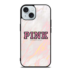 VICTORIA'S SECRET PINK MARBLE iPhone 15 Case Cover VICTORIA'S SECRET PINK MARBLE iPhone 15 Case Cover