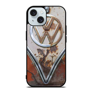 VW VOLKSWAGEN EMBLEM RUSTY iPhone 15 Case Cover VW VOLKSWAGEN EMBLEM RUSTY iPhone 15 Case Cover