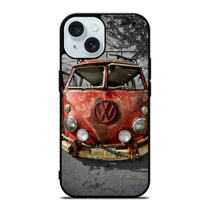 VW VOLKSWAGEN VAN RUSTY iPhone 15  Case Cover