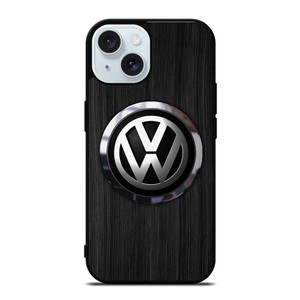 VW VOLKSWAGEN WOODEN EMBLEM iPhone 15 Case Cover VW VOLKSWAGEN WOODEN EMBLEM iPhone 15 Case Cover