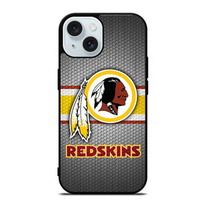 WASHINGTON REDSKINS EMBLEM CARBON iPhone 15 Case Cover WASHINGTON REDSKINS EMBLEM CARBON iPhone 15 Case Cover
