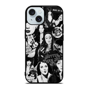 WEDNESDAY ADDAMS FAMILY COLLAGE iPhone 15 Case Cover WEDNESDAY ADDAMS FAMILY COLLAGE iPhone 15 Case Cover