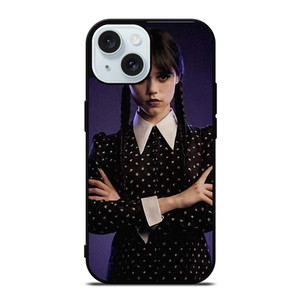 WEDNESDAY ADDAMS JENNA ORTEGA iPhone 15 Case Cover WEDNESDAY ADDAMS JENNA ORTEGA iPhone 15 Case Cover