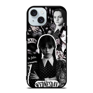WEDNESDAY ADDAMS MOVIES COLLAGE iPhone 15  Case Cover