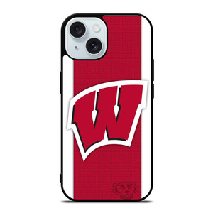 WISCONSIN BADGERS LOGO iPhone 15  Case Cover WISCONSIN BADGERS LOGO iPhone 15  Case Cover